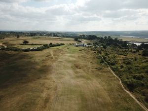 St Enodoc (Church) 18th Aerial Fairway